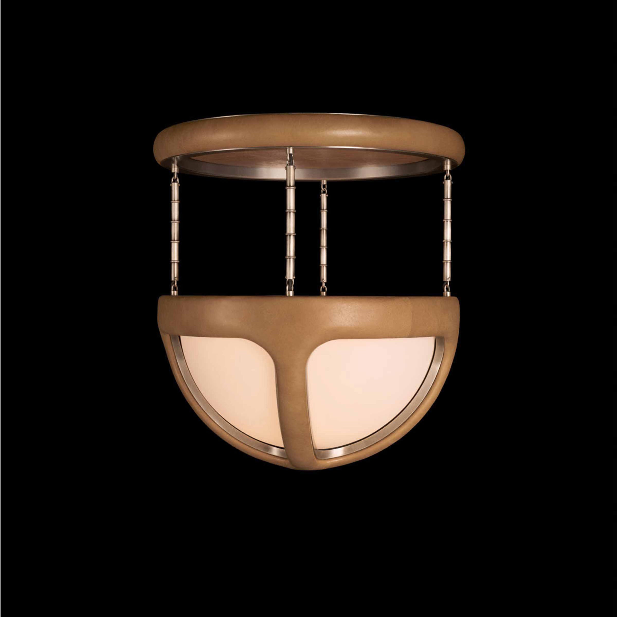 finish : tarnished silver / leather : cane leather