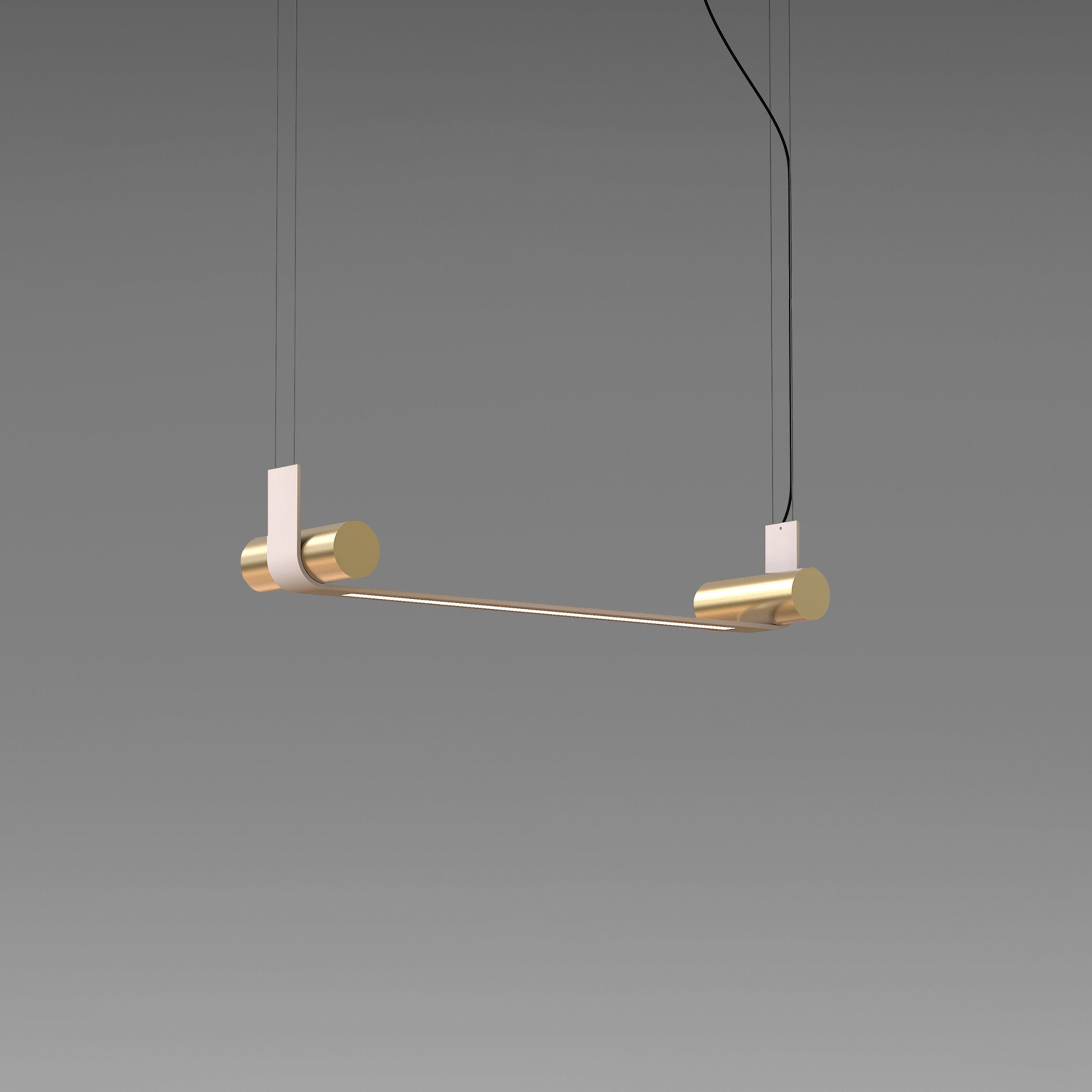 finish : Eggshell / cylinder : Brushed brass