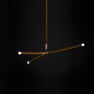 finish : aged brass / leather : bronze suede