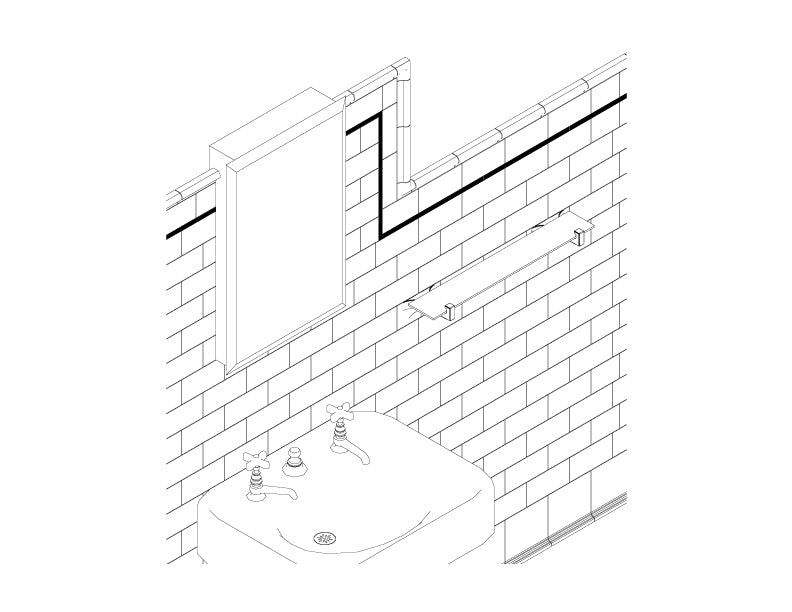 P-CAP TRANSITION & SHELF SUPPORT